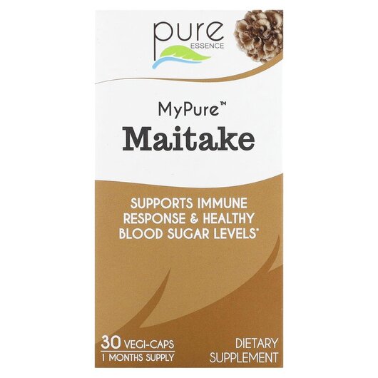 Основное фото товара MyPure Maitake Основное фото товара Pure Essence, Грибы Майтаке, MyPure Maitake, 30 капсул