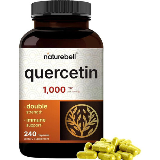 Основное фото товара NatureBell, Кверцетин, Quercetin 1000 mg, 240 капсул