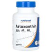 Фото товара Nutricost, Астаксантин, Astaxanthin 12 mg, 60 капсул
