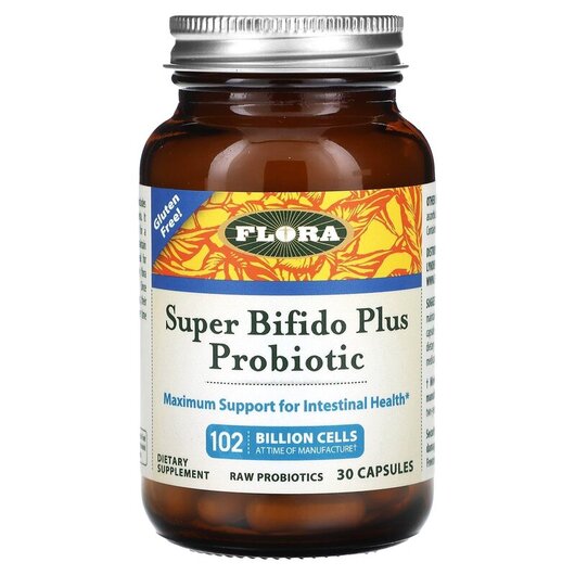 Основное фото товара Udo's Choice Super Bifido Plus Probiotic Основное фото товара Flora, Бифидобактерии, Super Bifido Plus Probiotic, 30 капсул