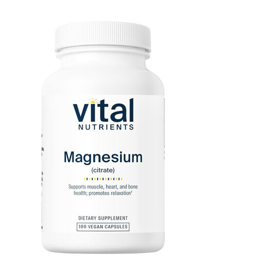 Основне фото товару Vital Nutrients, Magnesium Citrate 150 mg, Магній Цитрат, 100 кап