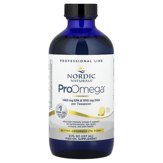 Основное фото товара Nordic Naturals, Омега, ProOmega, 237 мл