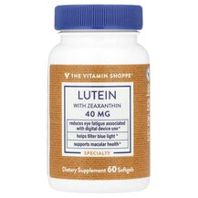 Lutein with Zeaxanthin Лютеин TheVitaminShoppe 60 капсул