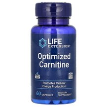 L-Карнітин Optimized Carnitine Life Extension 60 капсул L-Карнітин Optimized Carnitine Life Extension 60 капсул