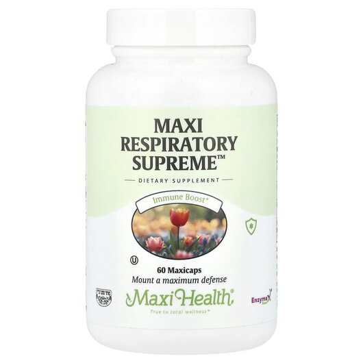 Основное фото товара Maxi Respiratory Supreme Основное фото товара Поддержка органов дыхания, Maxi Respiratory Supreme, 60 капсул