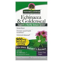 Echinacea & Goldenseal Эхинацея Nature's Answer 60 капсул Echinacea & Goldenseal Эхинацея Nature's Answer 60 капсул