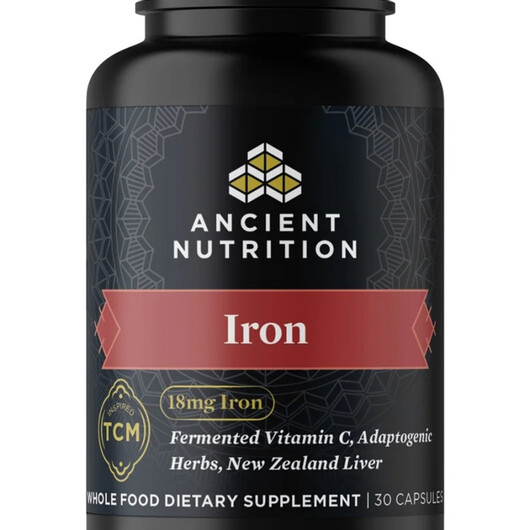 Основне фото товару Iron Основне фото товару Ancient Nutrition, Iron, Залізо, 30 капсул