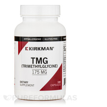 TMG Trimethylglycine 175 mg Метилфолат Kirkman 180 капсул TMG Trimethylglycine 175 mg Метилфолат Kirkman 180 капсул