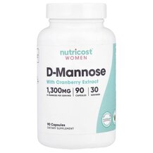 Д-манноза Women D-Mannose with Cranberry Extract Nutricost
