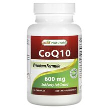 Коензим CoQ10 CoQ10 600 mg Best Naturals 60 капсул Коензим CoQ10 CoQ10 600 mg Best Naturals 60 капсул