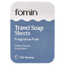 Travel Soap Sheets Fragrance Free Мыло Fomin 100 Sheets