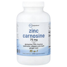 Zinc Carnosine Цинк Micro Ingredients 240 капсул