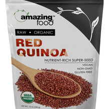 Зернові культури Amazing Foods Raw-Organic Red Quinoa