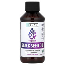 Organic Black Seed Oil Черный тмин Zhou Nutrition 118 мл