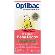 Пробіотики для дітей Baby Drops Specialist Probiotics 0-3 Пробіотики для дітей Baby Drops Specialist Probiotics 0-3