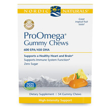 ProOmega Gummy Chews Tropical Fruit Flavor Омега ЭПК ДГК