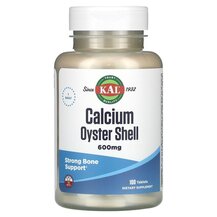 Кальцій Calcium Oyster Shell 600 mg KAL 100 таблеток Кальцій Calcium Oyster Shell 600 mg KAL 100 таблеток