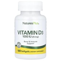 Vitamin D3 1000 IU 180 Витамин D3 1000 МЕ Natures Plus