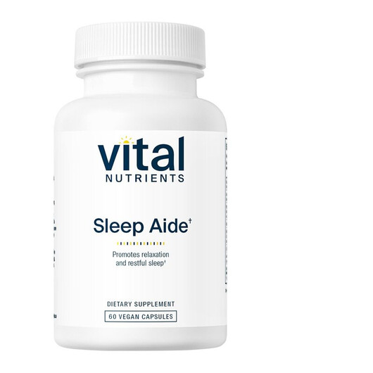 Основное фото товара Sleep Aide Основное фото товара Vital Nutrients, Поддержка сна, Sleep Aide, 60 капсул
