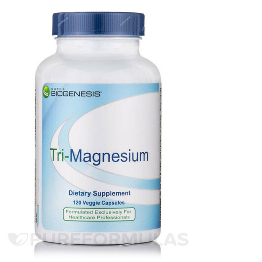 Основное фото товара Tri-Magnesium Основное фото товара Nutra BioGenesis, Магний, Tri-Magnesium, 120 капсул