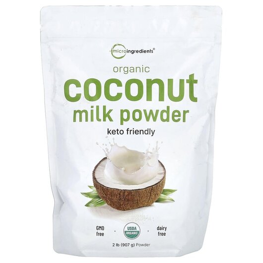 Основное фото товара Organic Coconut Milk Powder Основное фото товара Micro Ingredients, Порошковый сок, Organic Coconut Milk Powder, 9