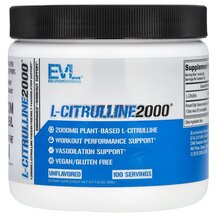 L-Citrulline 2000 L-Цитруллин EVLution Nutrition 200 г