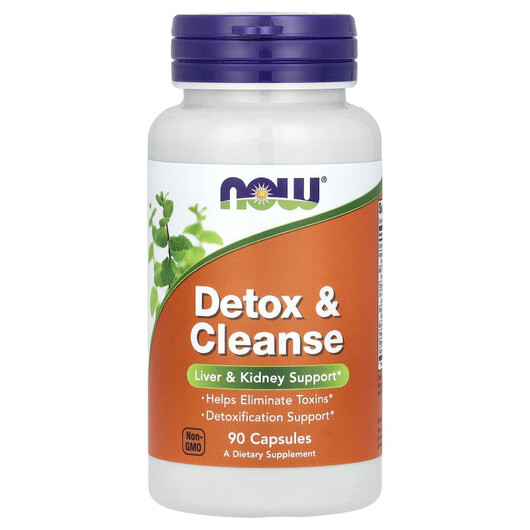 Основное фото товара NOW Foods, Детокс и очистка, Detox & Cleanse, 90 капсул