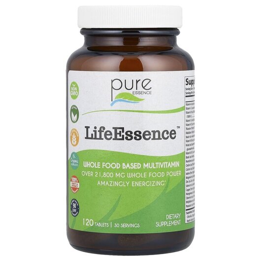 Основное фото товара LifeEssence Whole Food Based Multivitamins Основное фото товара LifeEssence Whole Food Based Multivitamins, Мультивитамины, 120 т