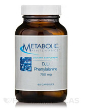 DL-Phenylalanine 750 mg L-Фенилаланин Metabolic 60 капсул