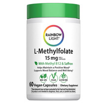 Метилфолат L-Methylfolate Rainbow Light 60 капсул