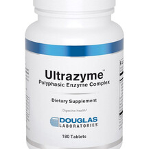 Ultrazyme Ферменты Douglas Laboratories 180 таблеток