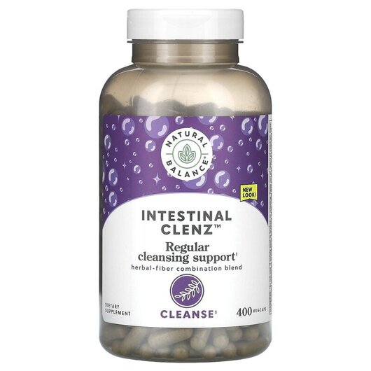 Основное фото товара Intestinal Clenz Cleanse Основное фото товара Детокс и очистка, Intestinal Clenz Cleanse, 400 Vegcaps