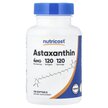 Фото товара Astaxanthin 4 mg Фото товара Nutricost, Астаксантин, Astaxanthin 4 mg, 120 капсул