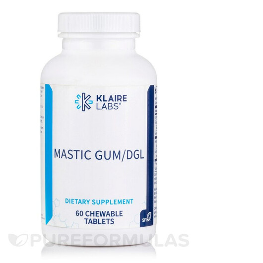 Основне фото товару Mastic Gum / DGL Основне фото товару SFI Health, Mastic Gum DGL, Мастикова смола, 60 таблеток