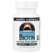 Фото товара Source Naturals, Биотин 10000 мкг, Biotin 10000 mcg 120, 120 табл