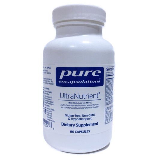 Основне фото товару Pure Encapsulations, UltraNutrient, Мультивітаміни, 90 капсул