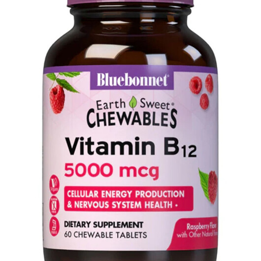 Основное фото товара EarthSweet Chewables Vitamin B12 Основное фото товара Витамин B12 Кобаламин, EarthSweet Chewables Vitamin B12, 60 табле