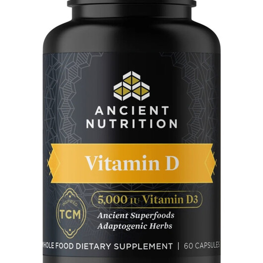 Основне фото товару Vitamin D Основне фото товару Ancient Nutrition, Vitamin D, Вітамін D, 60 капсул