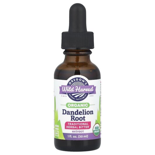 Основне фото товару Oregon's Wild Harvest, Organic Dandelion Root Extract, Кульб