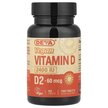 Фото товару Vegan Vitamin D2 60 mcg 2400 IU, Вітамін D2 Ергокальциферол, 90 т