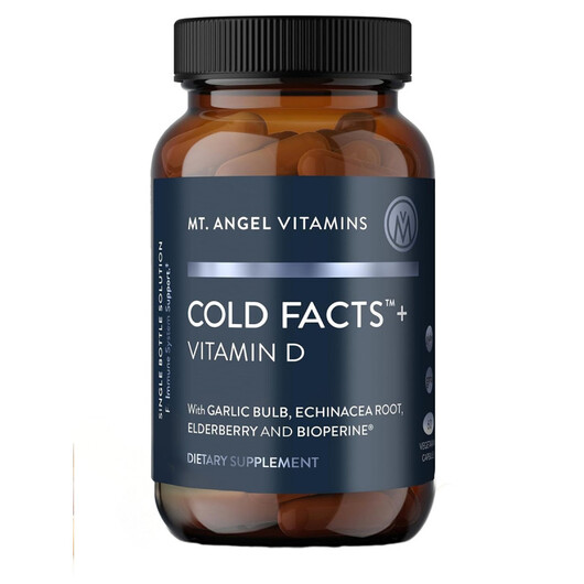 Основное фото товара Cold Facts + Vitamin D Основное фото товара Облегчение простуды, Cold Facts + Vitamin D, 60 капсул