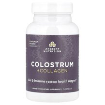 Colostrum + Collagen Коллаген Ancient Nutrition 75 капсул