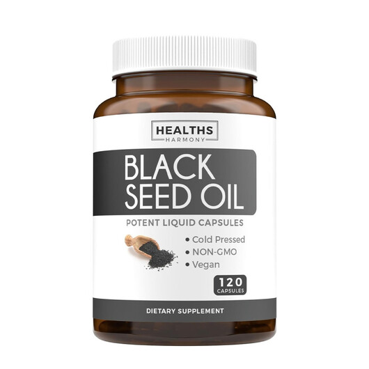 Основное фото товара Black Seed Oil Основное фото товара Healths Harmony, Масло Черного Тмина, Black Seed Oil, 120 капсул