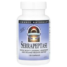 Серпептаза Serrapeptase 120 Source Naturals 120 капсул