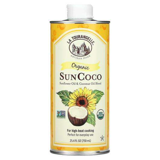 Основное фото товара Organic SunCoco Sunflower Oil & Coconut Oil Blend, Кокосовое 