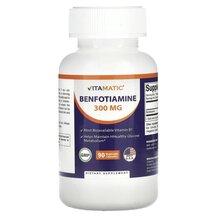 Бенфотіамін Benfotiamine 300 mg Vitamatic 90 капсул Бенфотіамін Benfotiamine 300 mg Vitamatic 90 капсул