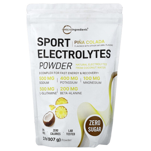 Основное фото товара Электролиты, Sport Electrolytes Powder Pina Colada, 907 г