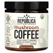 Гриби Mushroom Coffee Instant Coffee + 7 Mushrooms 60 г Гриби Mushroom Coffee Instant Coffee + 7 Mushrooms 60 г