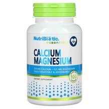 Essentials Calcium Magnesium Кальций Магний NutriBiotic
