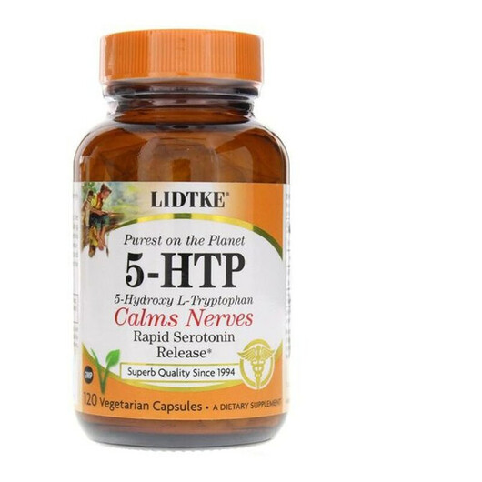 Основне фото товару 5-HTP Основне фото товару Lidtke, 5-HTP, 5-гідрокситриптофан, 120 капсул